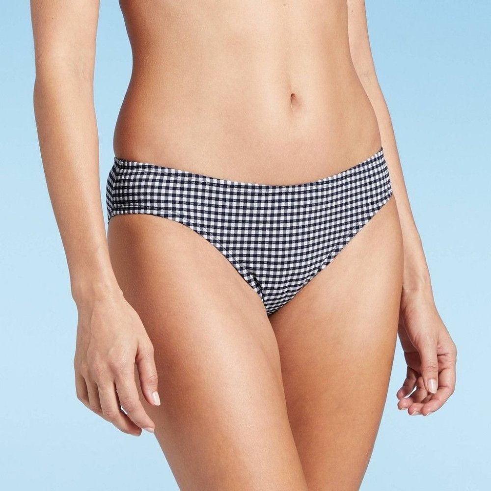 Women's Coverage Hipster Bottom - Kona Sol Navy Blue M Medium